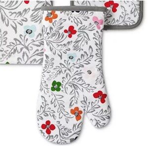 Kate Spade Floral Block Print Oven Mit